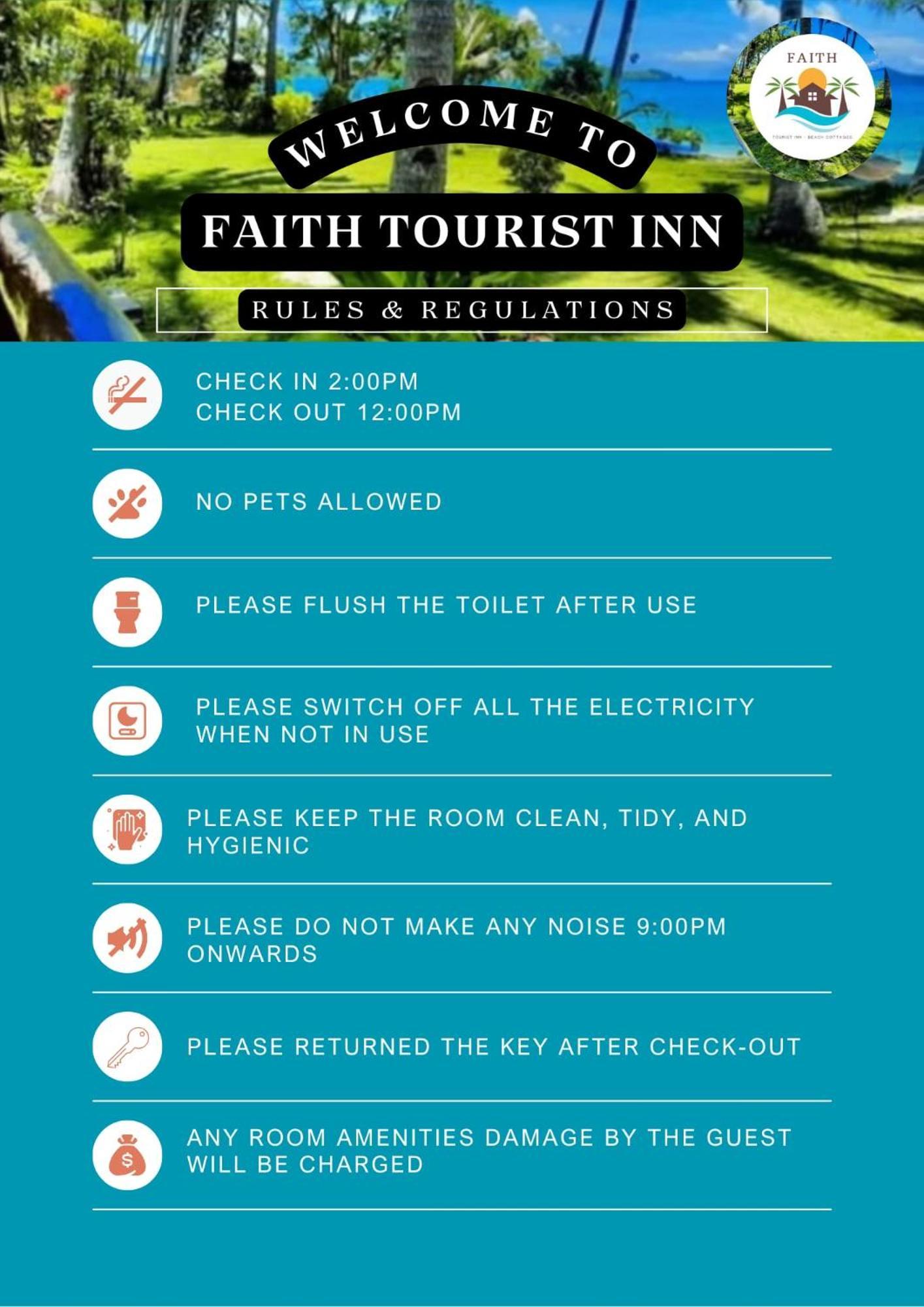Faith Tourist Inn سان فيسنتي المظهر الخارجي الصورة